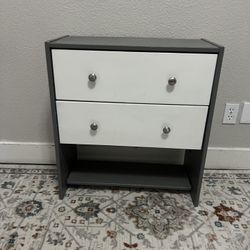 End Table With Drawers