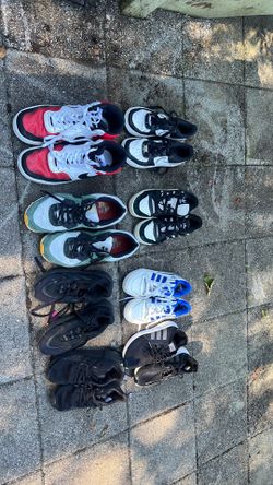 Various kids shoes