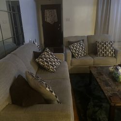 Ashley Furniture Sofa Set (Pillows Included)