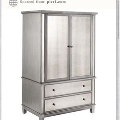 Large Pier 1 Mirror Armoire