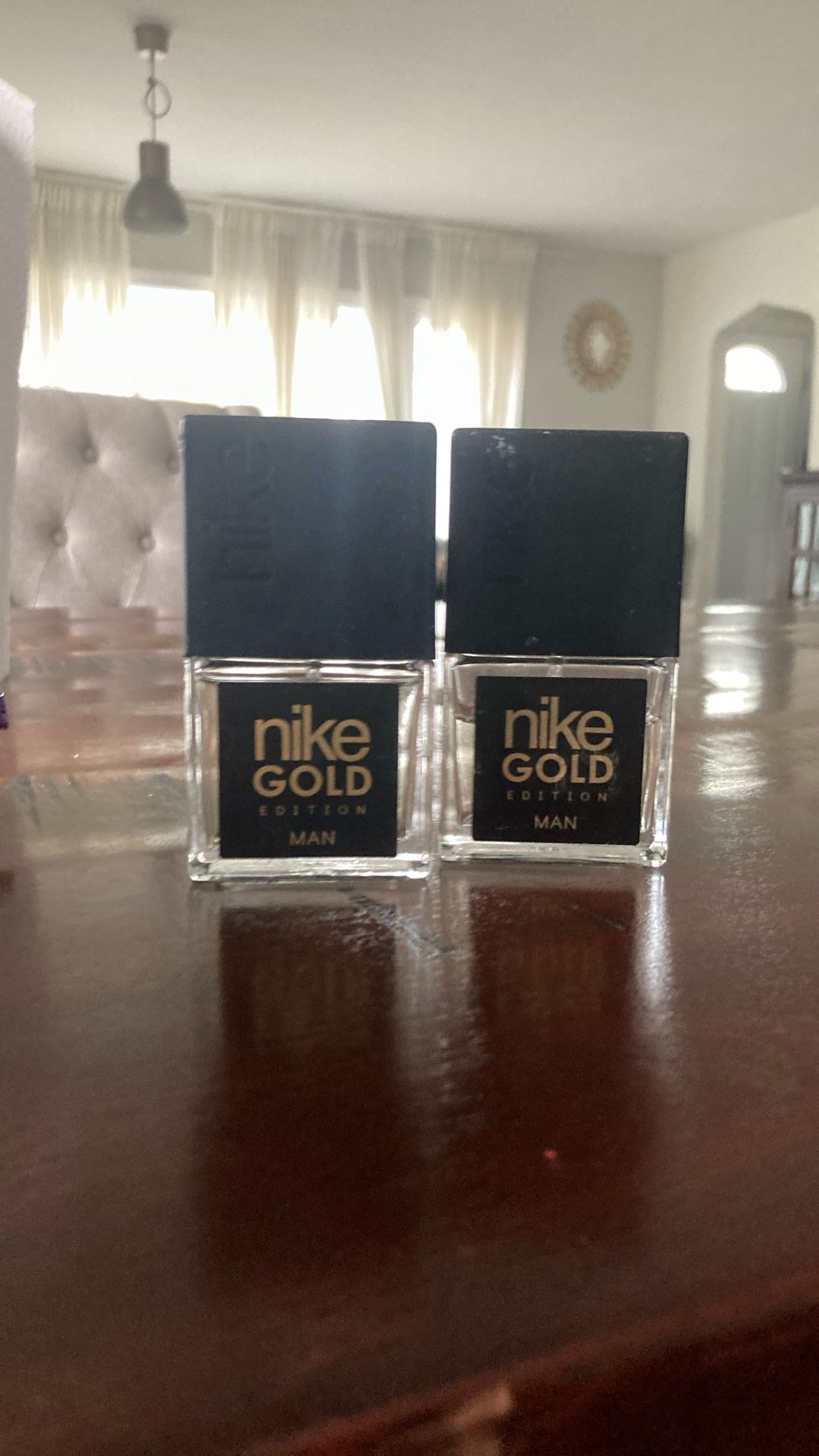 Full bottle of cologne