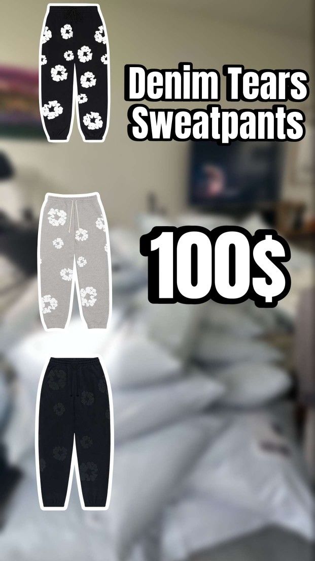 Denim Tear Sweatpants
