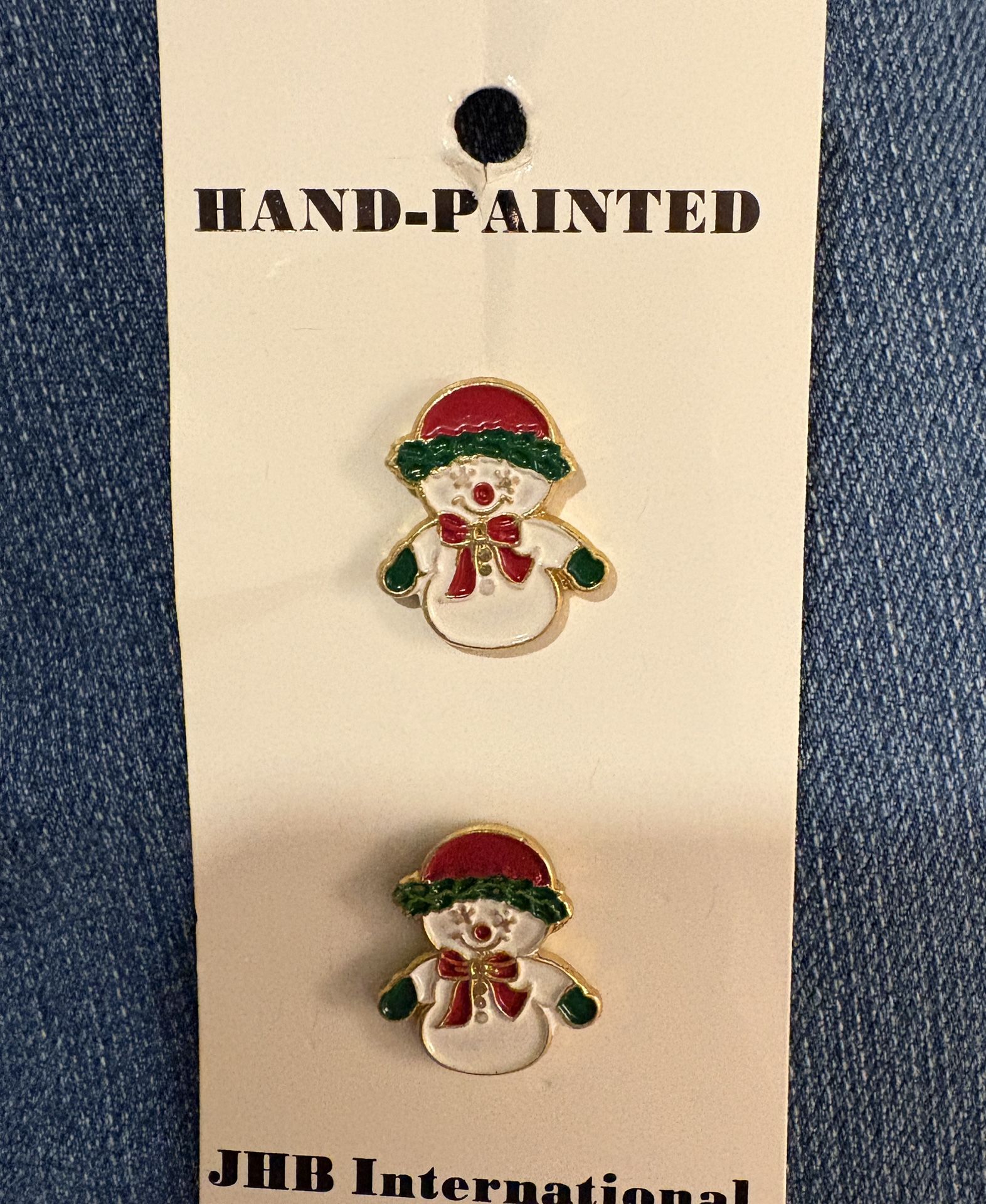 JHB Vintage Snowman Buttons