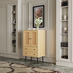 Storage Cabinet With 2 Drawers 