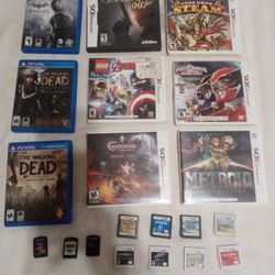 20 Nintendo 3ds Ds Sony Ps Vita Games LOT