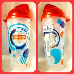 Circle K My Kup 20-Ounce Cold Drink Tumbler Double Wall Slider Lid Whirley Drink