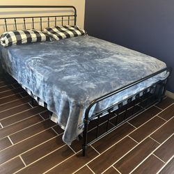 Queen Size Bed Frame And Mattress 