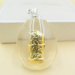 Lucky Gold Bamboo Pendant