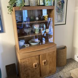 Mid Century Modern China Cabinet 
