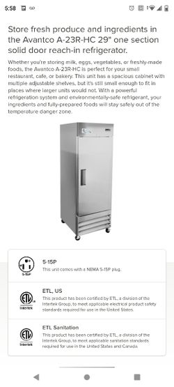 Very Nice And Great Working Commercial Refrigerator 