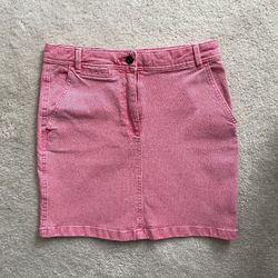 NEW Pink Denim Mini Skirt by EDC Esprit Size 27