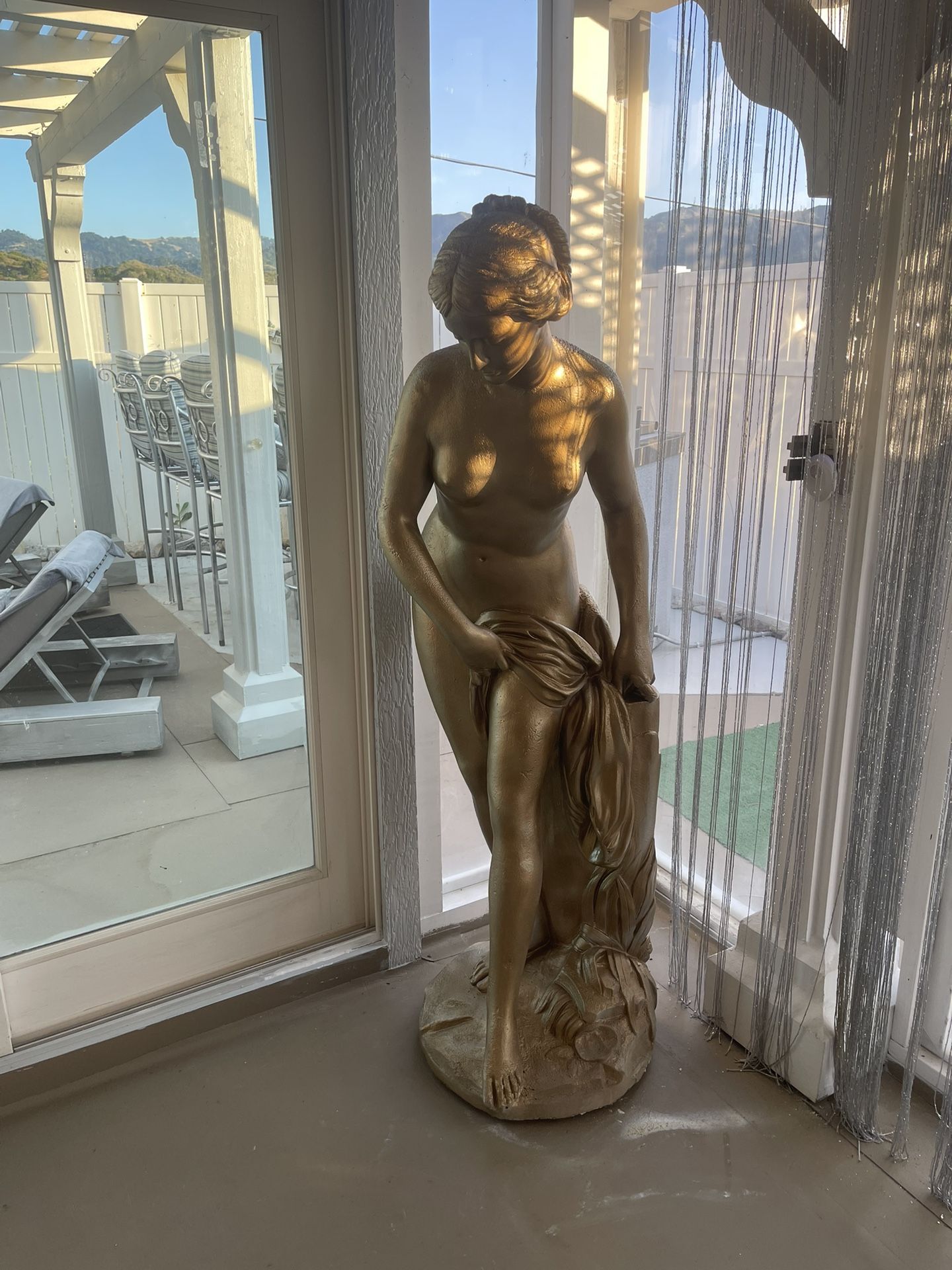 Italian Bronze Garden Statue