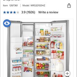 Whirpool Refrigerator Exterior Ice And Water Dispenser 