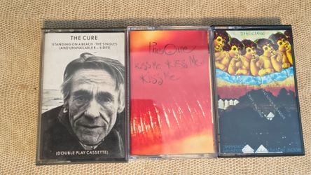 The Cure, Original UK Cassettes 1983,86,87.