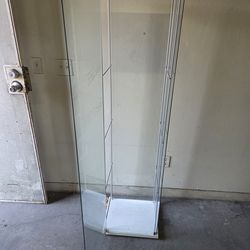 Ikea Detolf Glass Display Shelf *see photos*