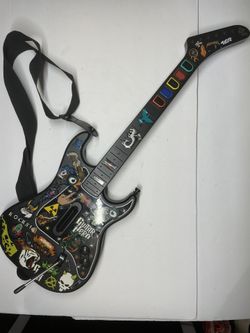 Playstation 2 PS2 RedOctane KRAMER STRIKER Guitar Hero Wireless No Dongle