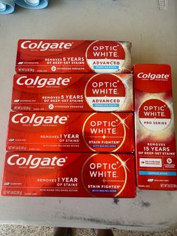 $3 NEW COLGATE OPTIC WHITE TOOTHPASTE $3 EACH