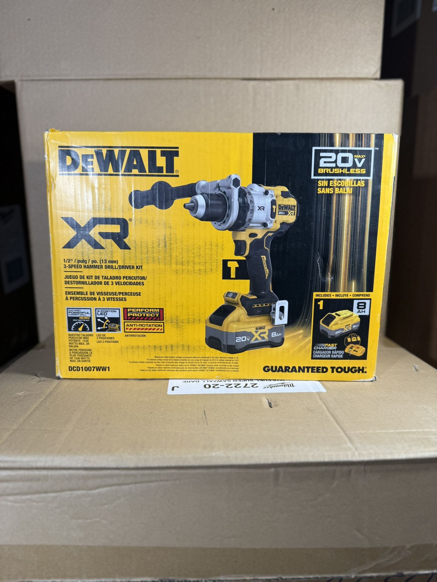 DeWalt 20v XR 1/2 Hammer Drill Kit