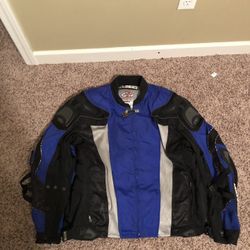 Motorcycle jacket XXL......Joe rocket jacket... 2xl blue/black