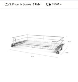 Kitchen Cabinet Sliding Basket 🧺 