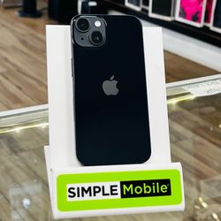 iPhone 14 128gb Simple Mobile + 3 months unlimited data plan ( Verizon network)+ 90 days warranty