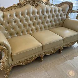 gold Couch 