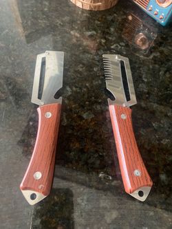 Vegetable shredding knife set