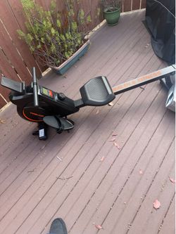 Rowing Machine with Cover