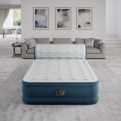 Intex queen size air mattress with built in pump