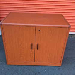 Solid Wood 2 Door Credenza