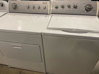 Washer & Dryer Electric Top Load Set