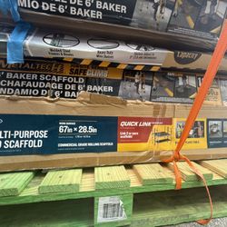 Heavy Duty Steel 6 Ft Rolling Scaffold 