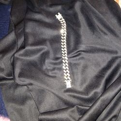 14kt Iced OUT MIAMI CUBAN LINK BRACELET 