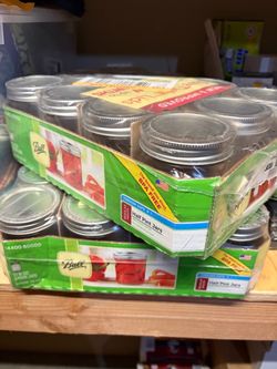 Two dozens half pint jars (new)