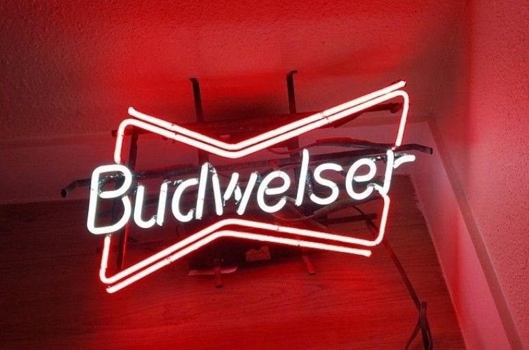 Vintage Budweiser Neon Sign