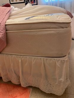 Queen size bed and mattress $225