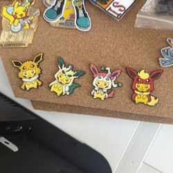 Pikachu pins