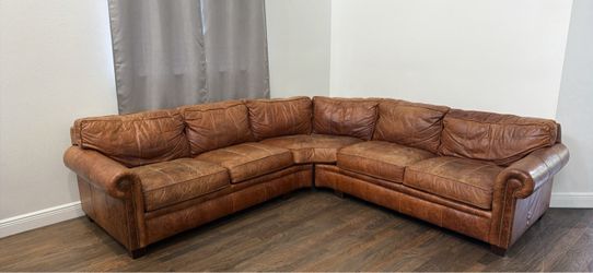 Bernhardt Leather Sectional