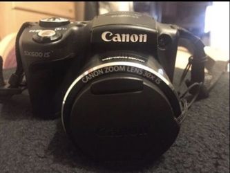 Like new Canon SX500IS camera