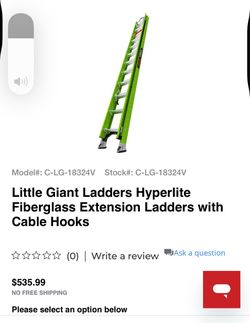 24’ Superlote little giant (extension ladder)