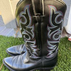 Men’s Leather Cowboy boots Size 10