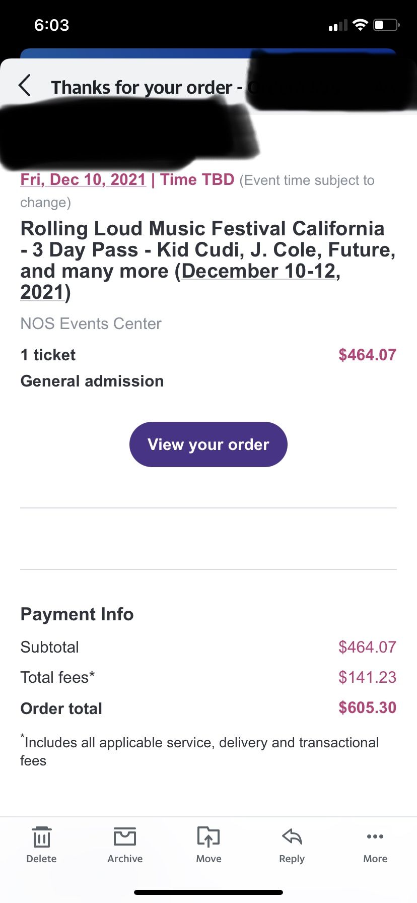 Rolling Loud Ticket