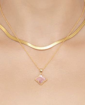 Brand new 14K gold plated necklace and earrings