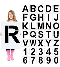 Large Letter Stencils