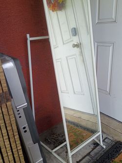 Beautiful Over 5' Mirror on Stand