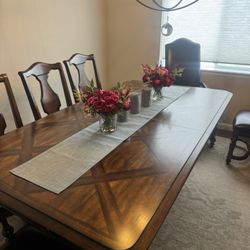 Dining Room Table , Chairs And Buffet 