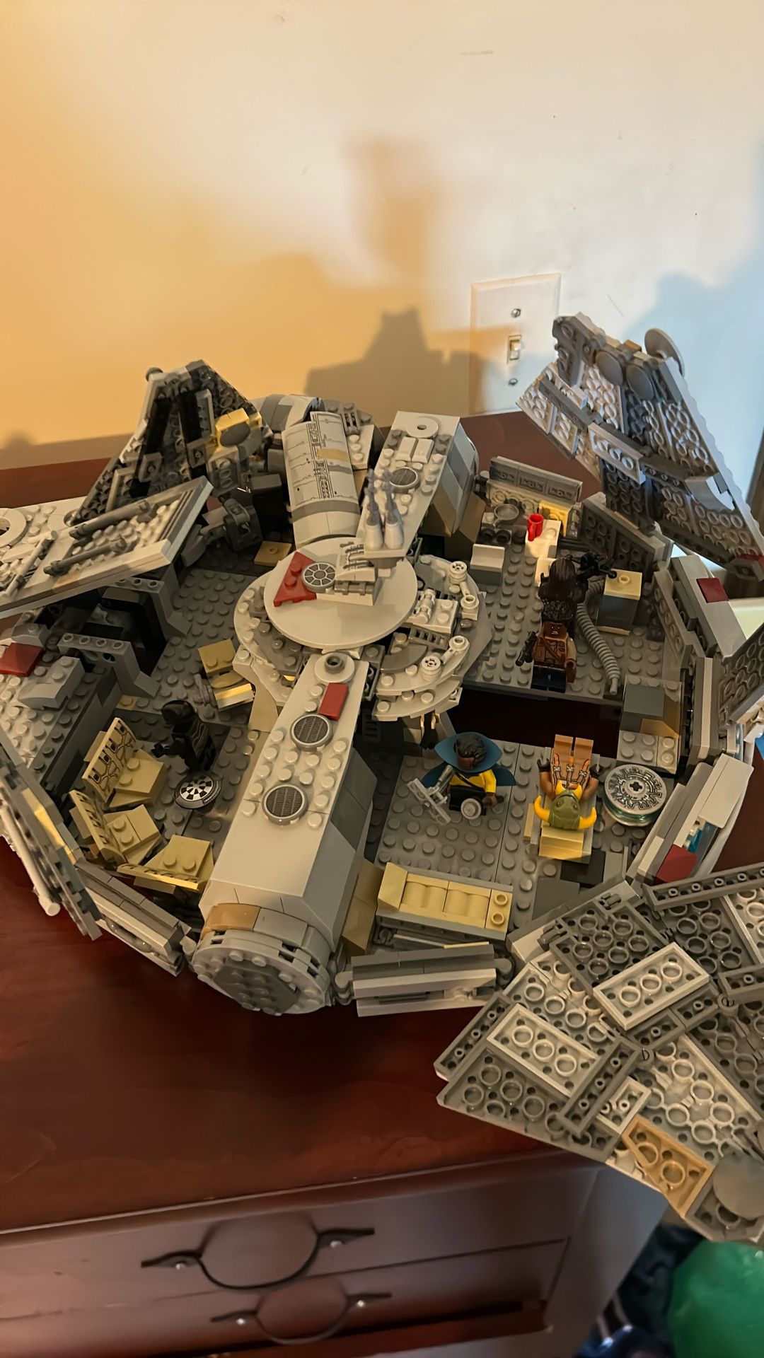 millennium Falcon and Ty Fighter Toys