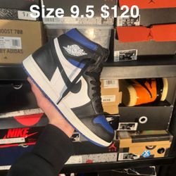 Royal Toe Jordan 1 Size 9.5 $120 