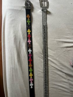 Chrome heart belt Size 30-36 BB belt size 42