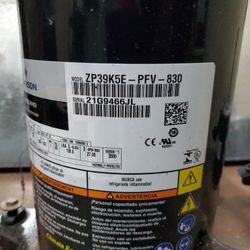 Almost Brand New 4 Ton Compressor 